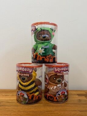 Squeezy Dress Up Bears Squishy Set of 3